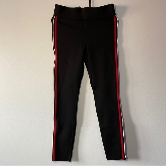 NWOT ZARA Trafaluc Side Stripe Stretch Leggings - Picture 2 of 6